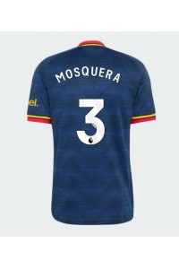 Arsenal Cristhian Mosquera #3 Fotballdrakt Borte Klær 2026-27 Korte ermer